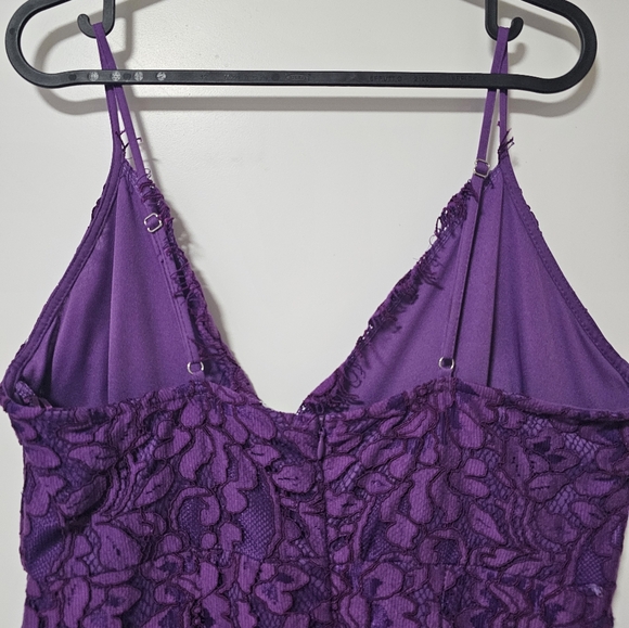 Add On $5 - Purple Lace Party Dress - Picture 8 of 14